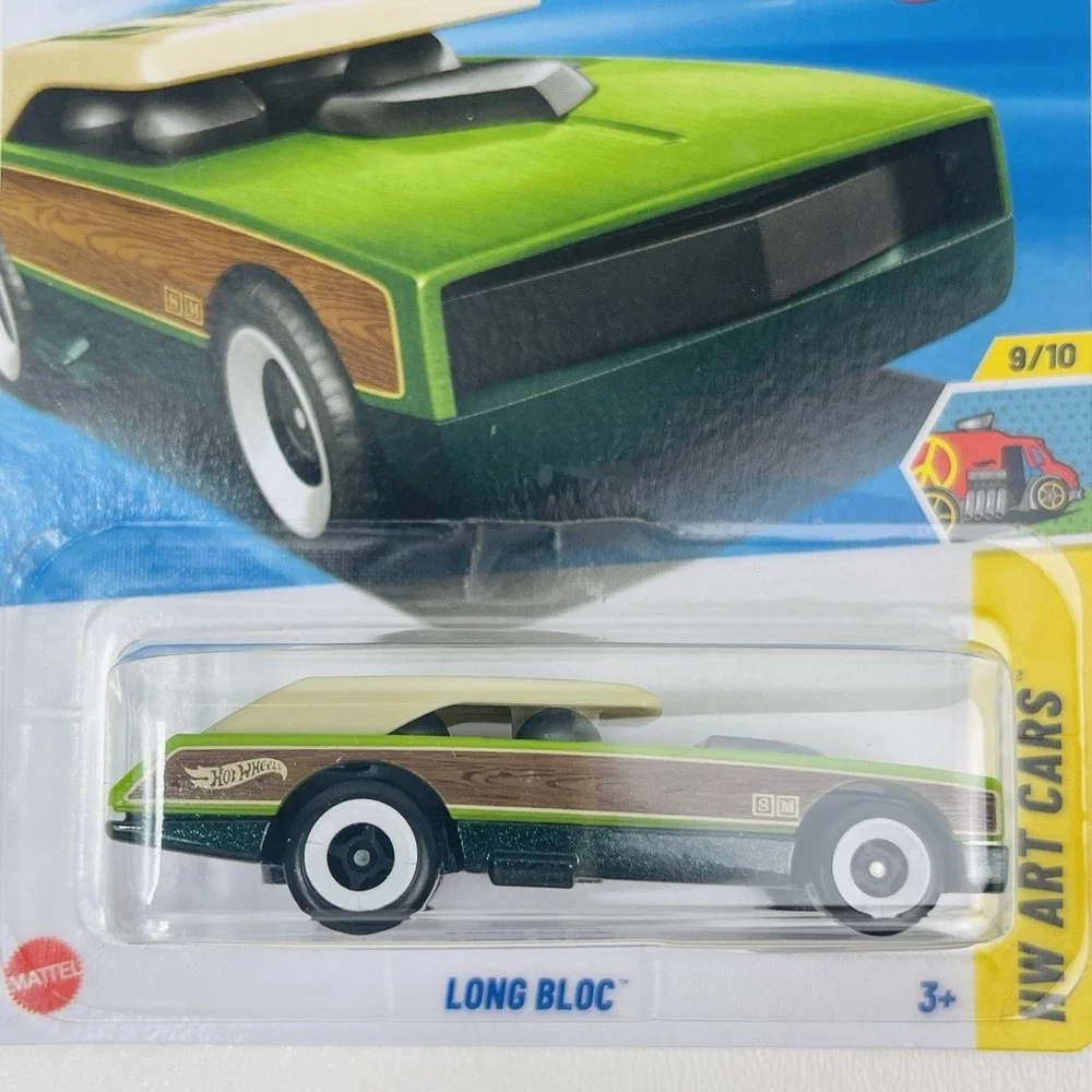 Hot Wheels Long Bloc HW Art Cars 2025 Green Mattel 135/250
